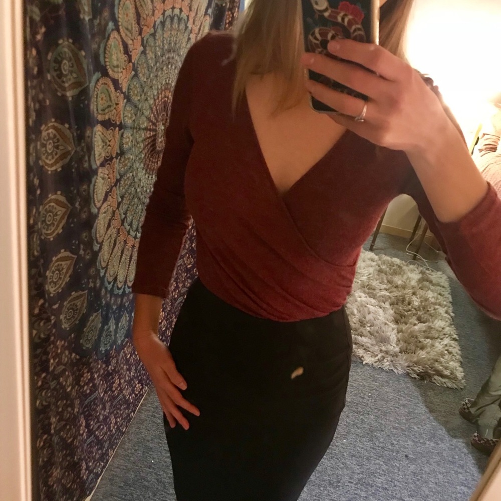 Zara sweater bodysuit